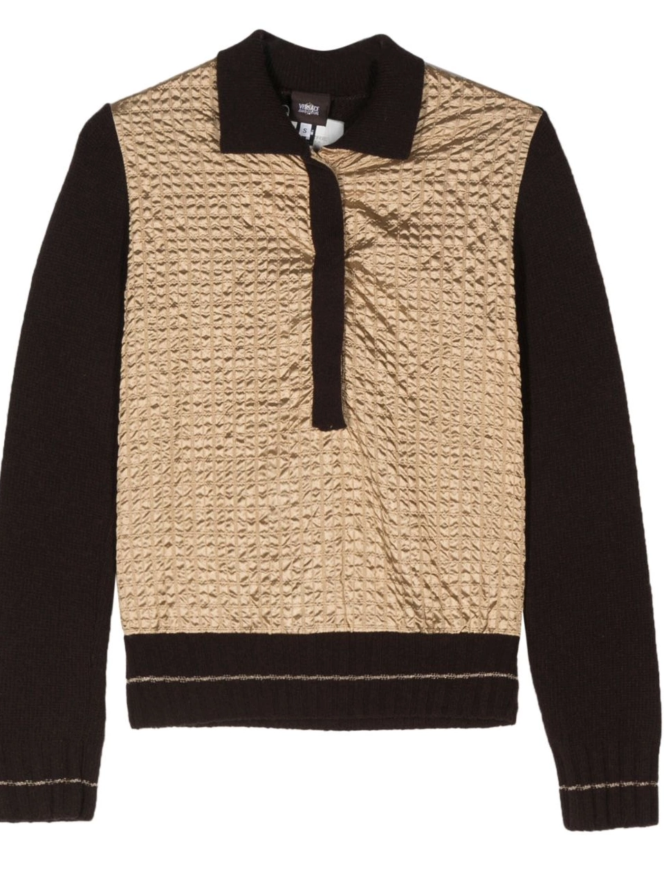 polo Versace knitted Women top 2001-2002 0528